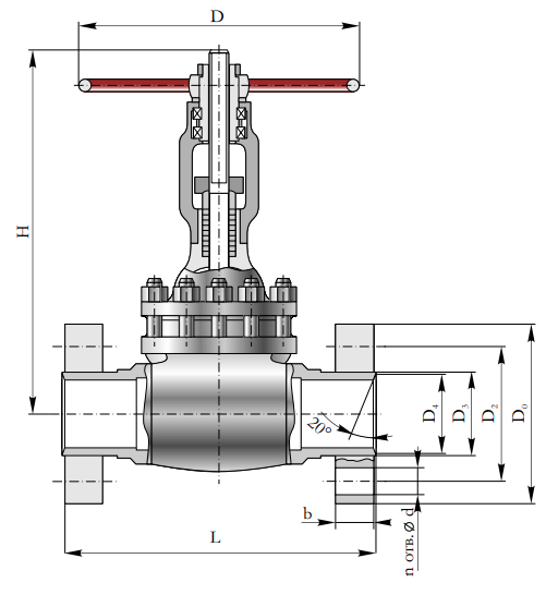 ИКАР КЗ 11012-150 PN 20,0 МПа Задвижки