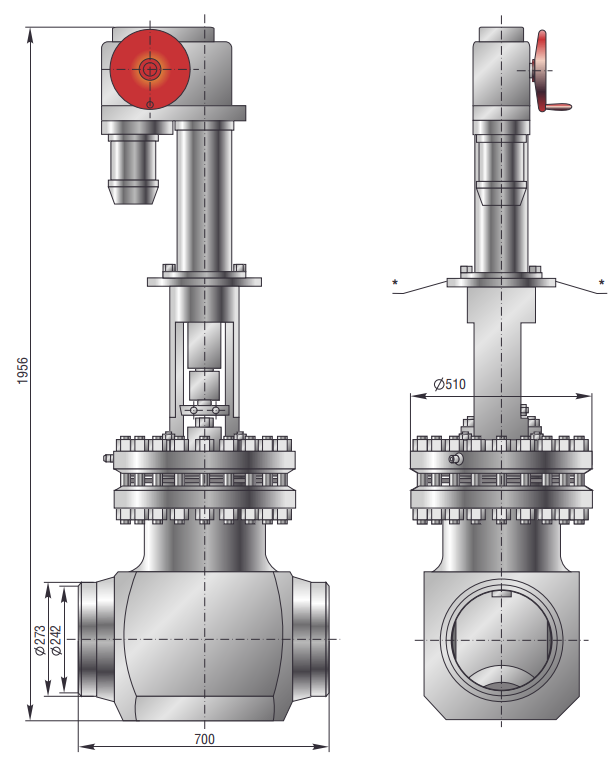 Клапан регулирующий для АЭС ИКАР КР 250-00-000 Клапаны / вентили